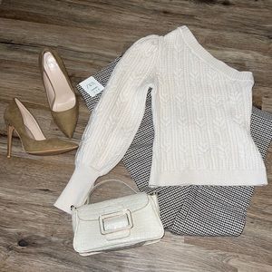 Zara high rise checkered leggings